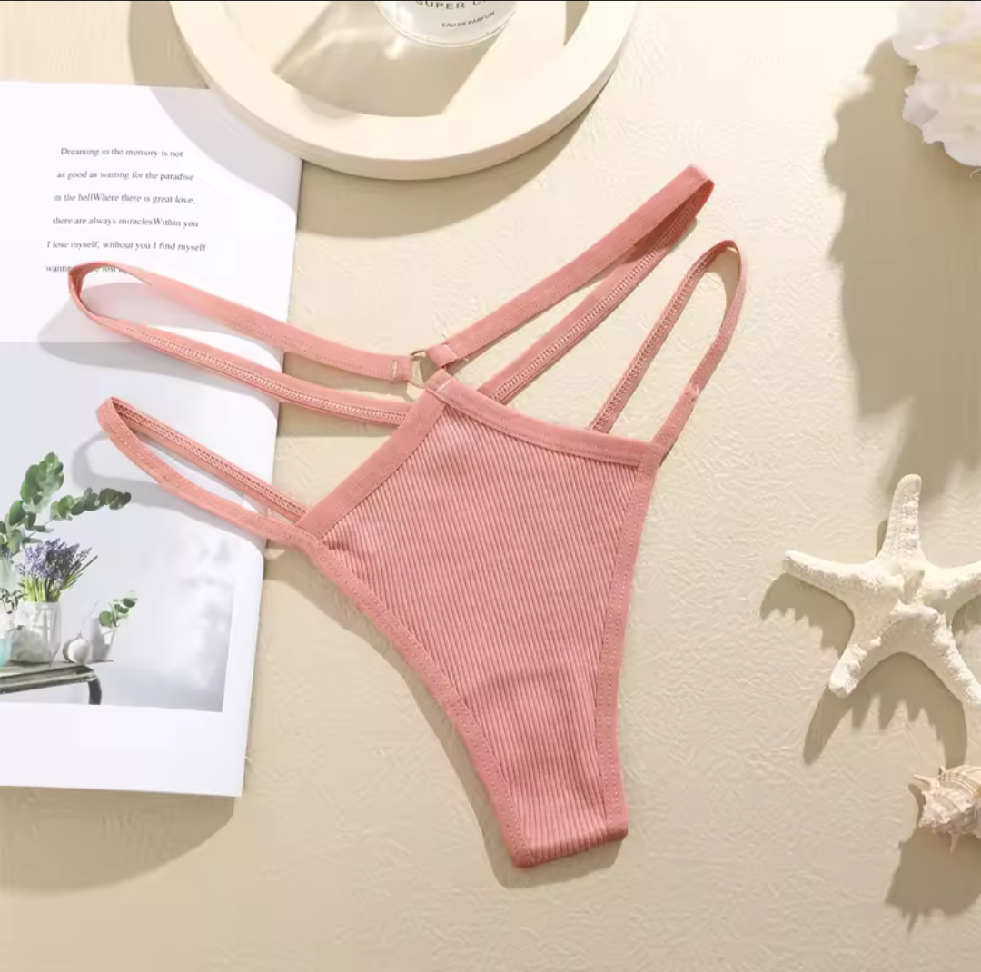 4 Pack Double Belt Thongs