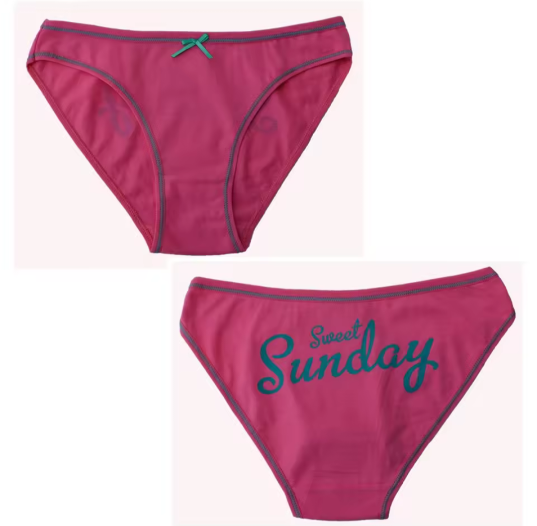 Monday - Sunday Ladies Briefs