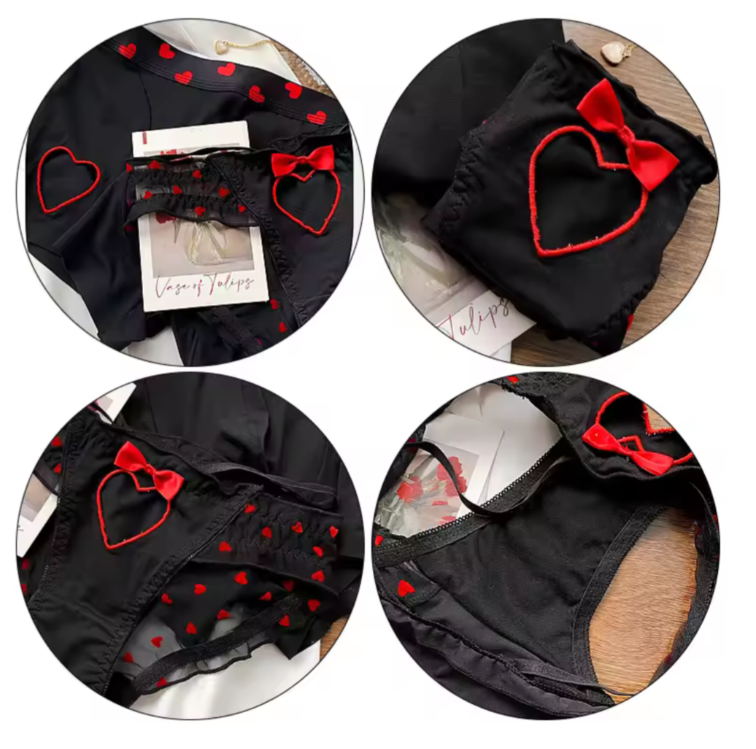 Valentines Knickers And Boxer Set