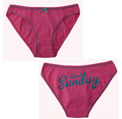 Monday - Sunday Ladies Briefs
